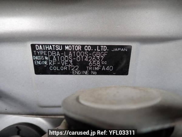 Used 2012 AT daihatsu move LA100S Image[11]