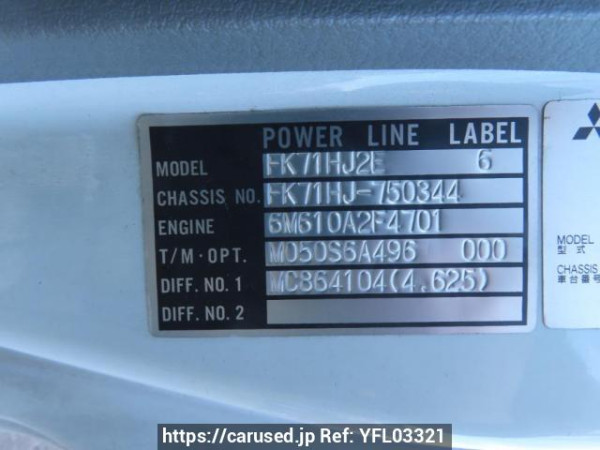 Used 2000 MT mitsubishi-fuso fighter FK71HJ Image[13]
