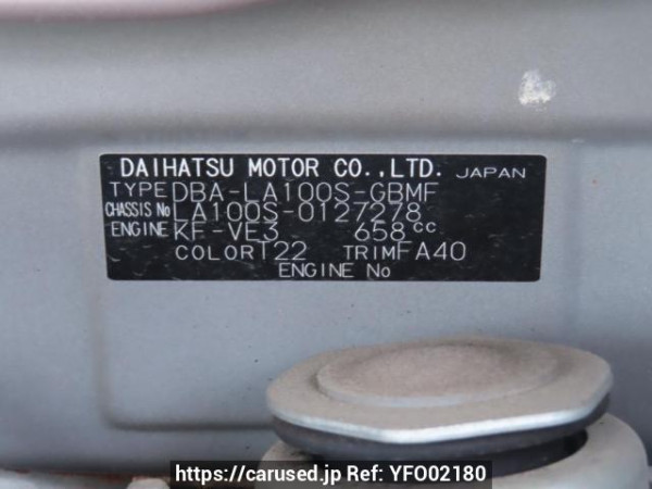 Used 2012 AT daihatsu move LA100S Image[11]