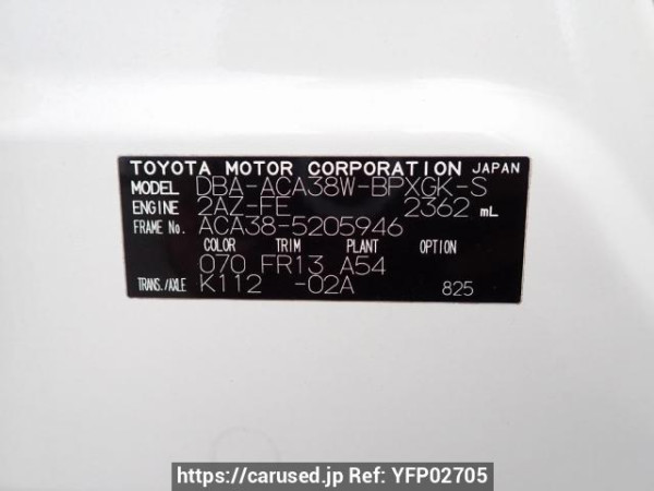 Used 2011 AT toyota vanguard ACA38W Image[10]