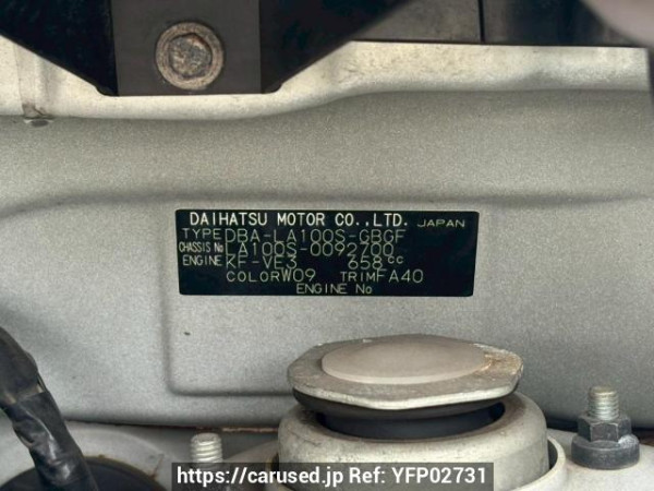 Used 2012 AT daihatsu move LA100S Image[10]
