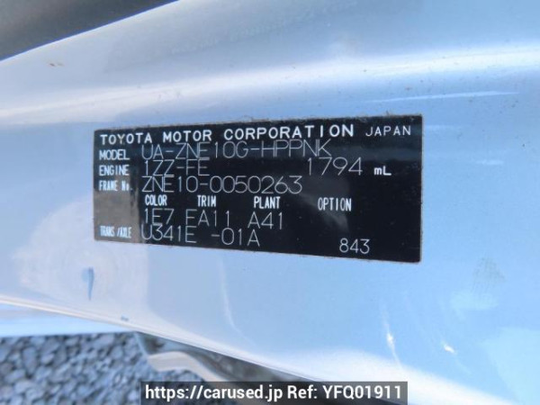 Used 2003 AT toyota wish ZNE10G Image[10]