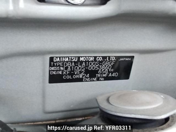 Used 2011 AT daihatsu move LA100S Image[10]