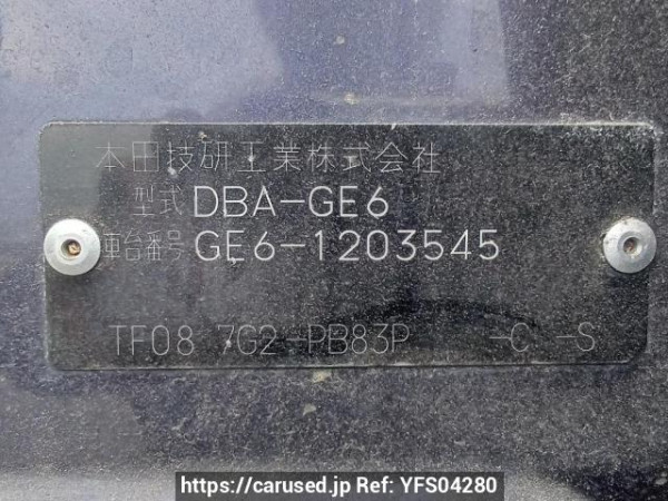 Used 2009 AT honda fit GE6 Image[10]