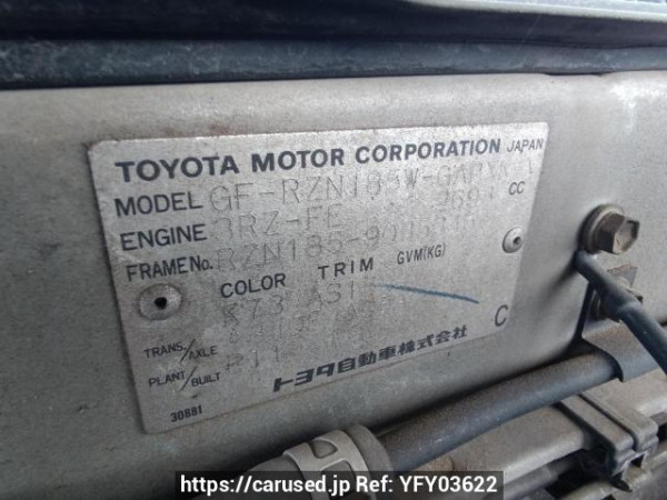 Used 2000 AT toyota hilux-surf RZN185W Image[10]