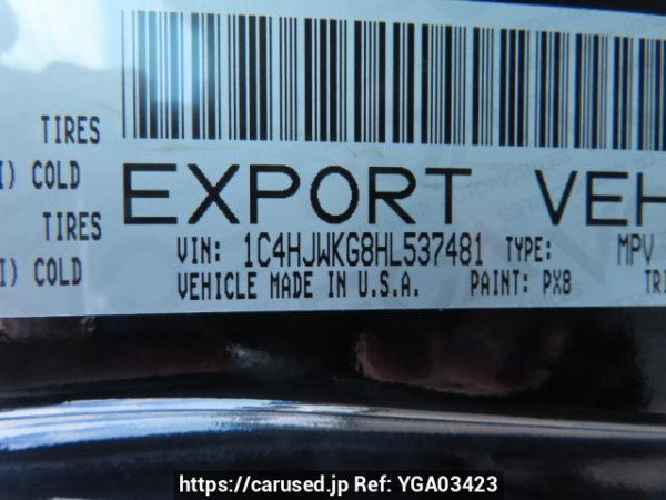 Used 2017 AT jeep wrangler-unlimited JK36L Image[12]