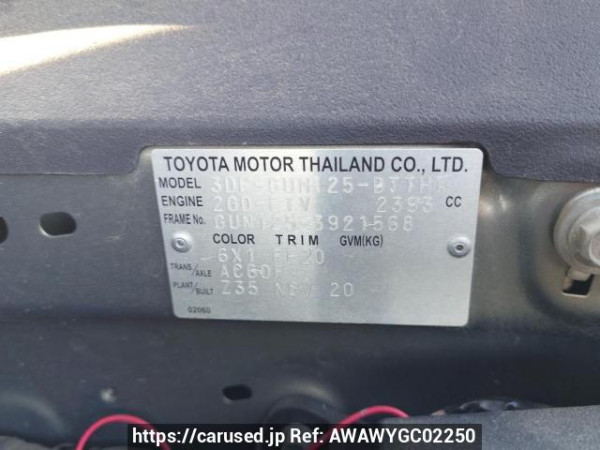 Used 2021 AT toyota hilux GUN125 Image[9]