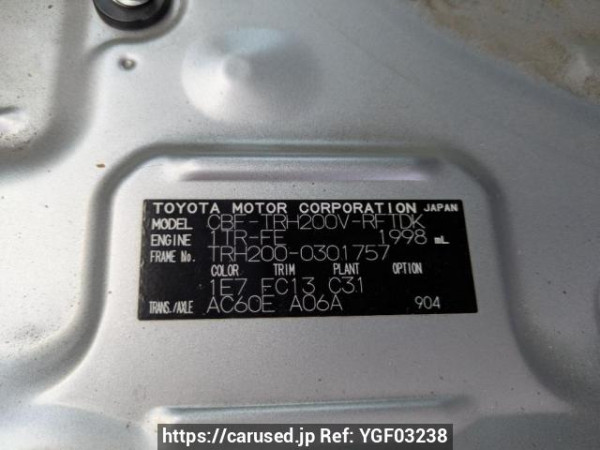Used 2019 AT toyota regiusace-van TRH200V Image[12]