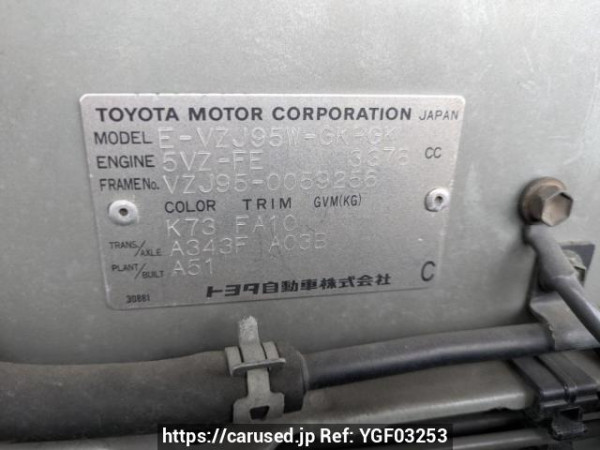 Used 1999 AT toyota land-cruiser-prado VZJ95W Image[10]