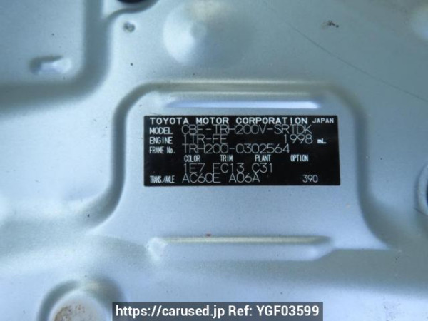 Used 2019 AT toyota hiace-van TRH200V Image[11]