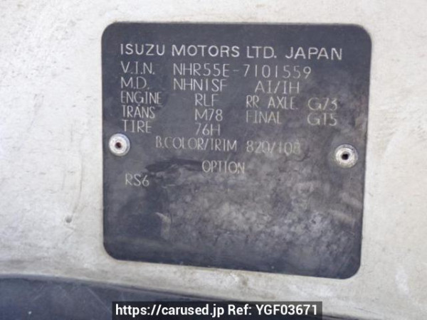 Used 1987 MT isuzu elf-truck NHR55E Image[10]
