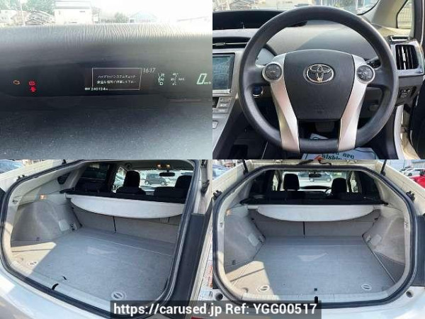 Used 2012 AT toyota prius DAA-ZVW30 Image[8]