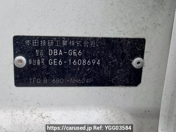 Used 2012 AT honda fit GE6 Image[10]