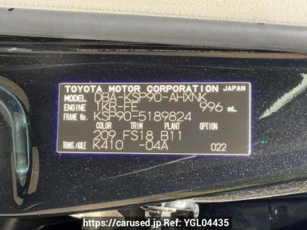 Used 2010 AT toyota vitz KSP90 Image[10]