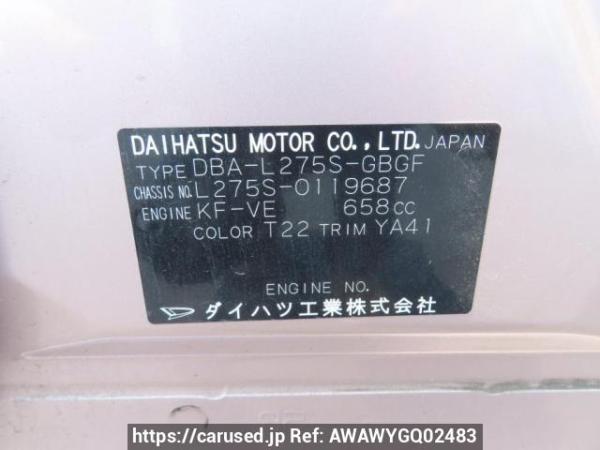 Used 2010 AT daihatsu mira L275S Image[10]