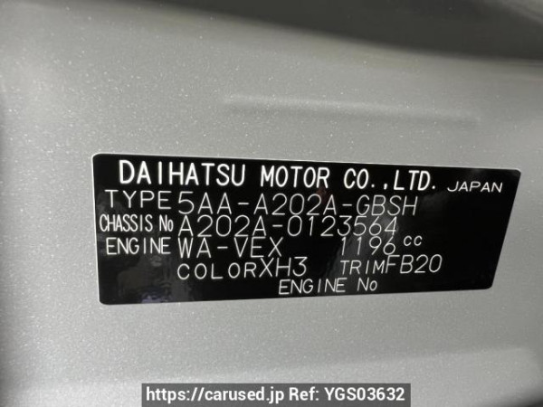 Used 2025 AT toyota raize A202A Image[8]