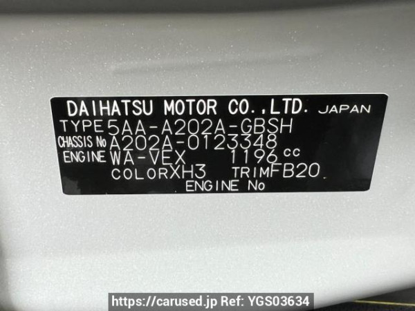 Used 2025 AT toyota raize A202A Image[10]