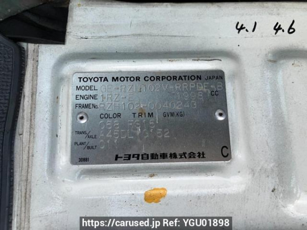 Used 1999 AT toyota hiace-van RZH102V Image[8]