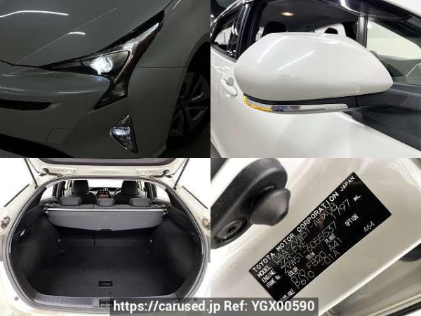Used 2017 AT toyota prius DAA-ZVW51 Image[7]