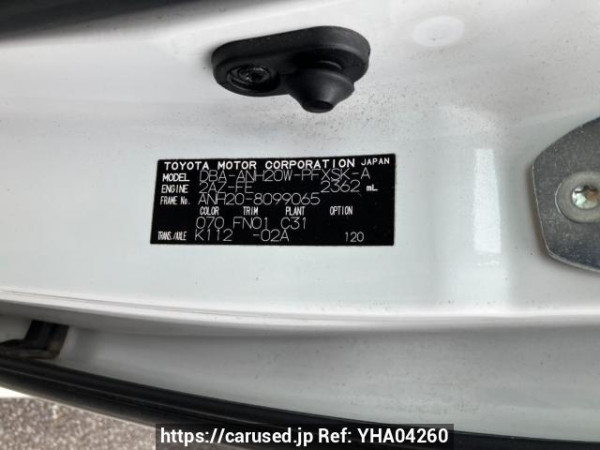 Used 2010 AT toyota alphard ANH20W Image[8]