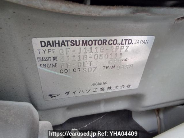 Used 2001 AT daihatsu terios-kid J111G Image[10]
