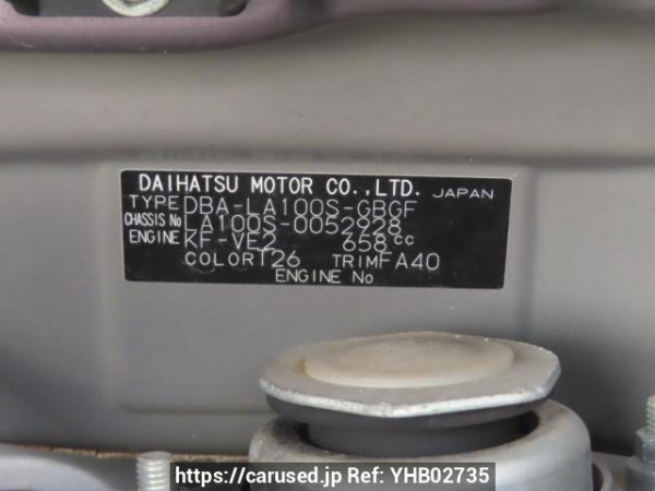 Used 2011 AT daihatsu move LA100S Image[12]