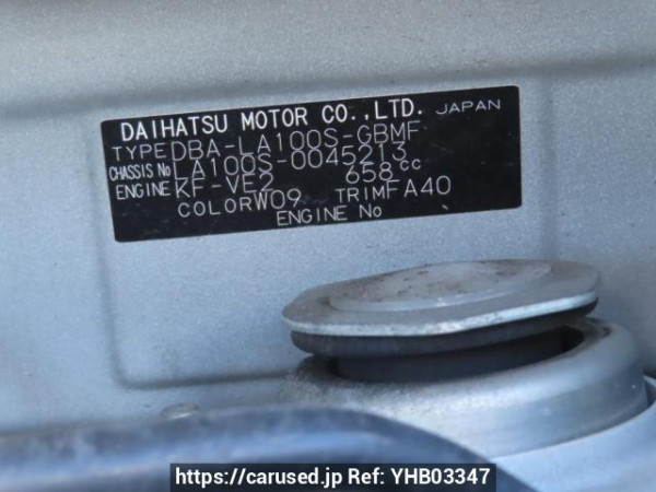Used 2011 AT daihatsu move LA100S Image[10]