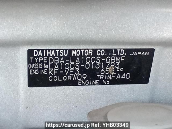 Used 2012 AT daihatsu move LA100S Image[11]