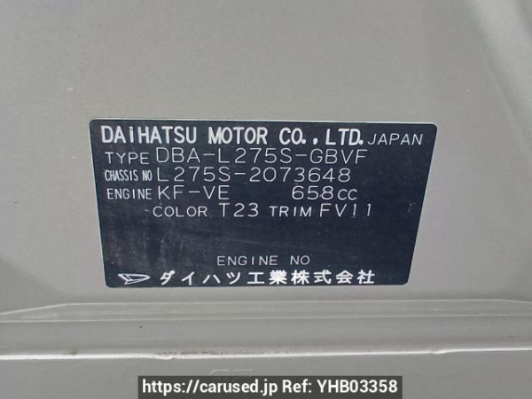 Used 2009 AT daihatsu mira L275S Image[10]