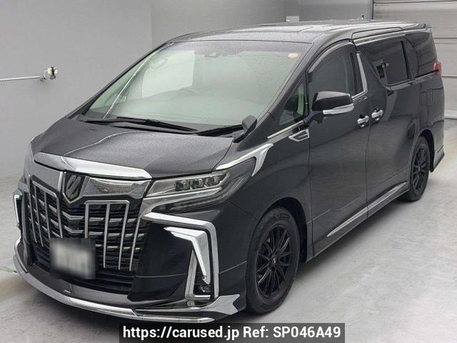 車 アルファードAGH30W純正リアスポイラー 76085-58080色番号070