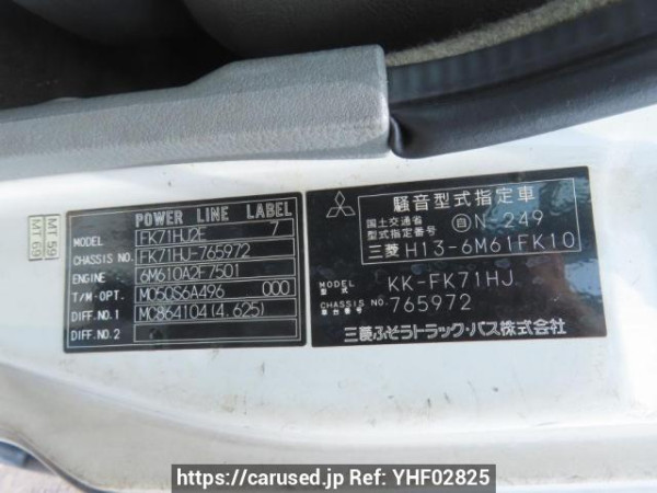 Used 2003 MT mitsubishi-fuso fighter FK71HJ Image[11]