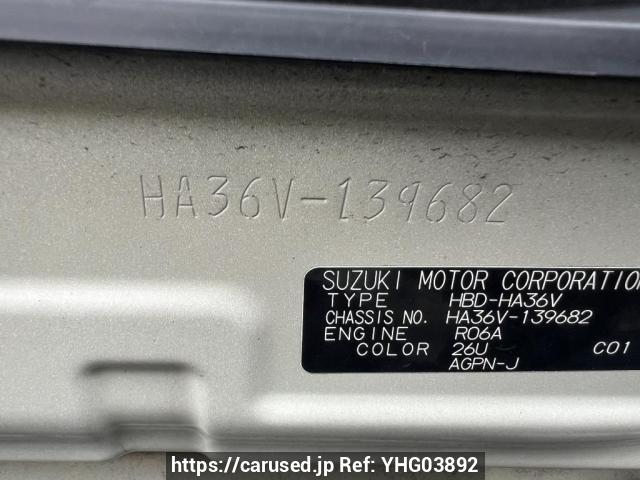 Buy Used 2019 Suzuki Alto HA36V (YHG03892) - Carused.jp