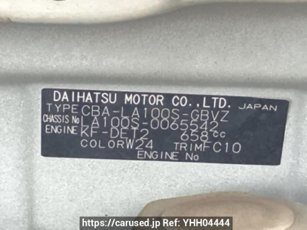 Used 2011 AT daihatsu move LA100S Image[10]