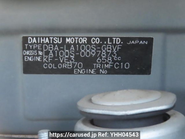 Used 2011 AT daihatsu move LA100S Image[11]