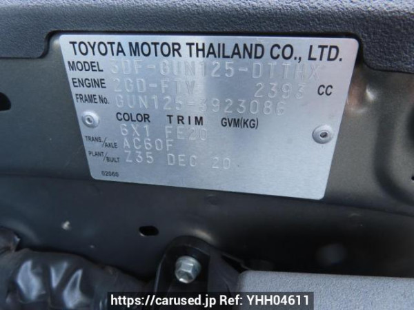 Used 2021 AT toyota hilux GUN125 Image[14]