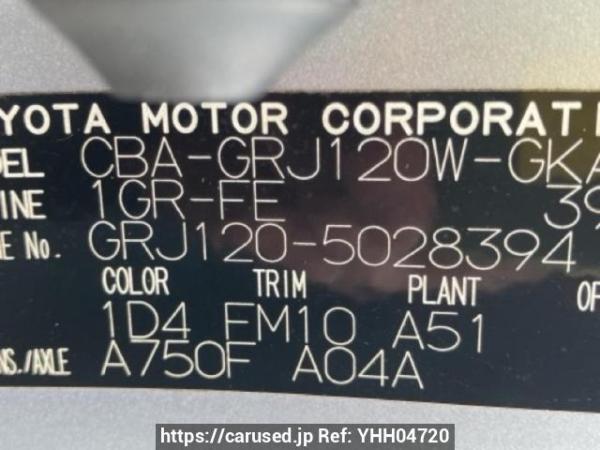 Used 2005 AT toyota land-cruiser-prado GRJ120W Image[10]