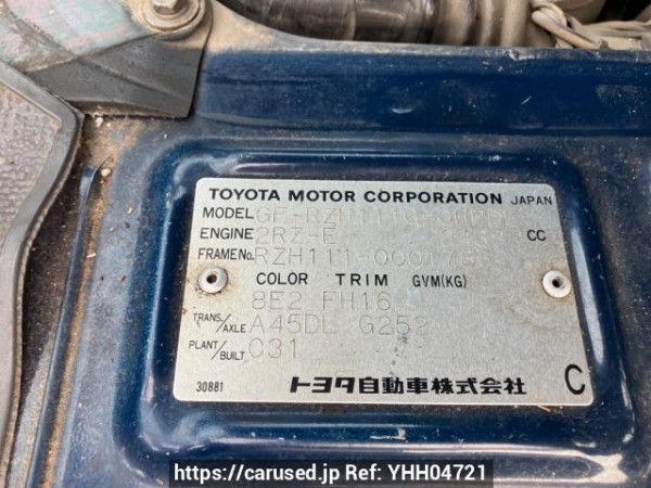 Used 2001 AT toyota hiace-wagon RZH111G Image[8]