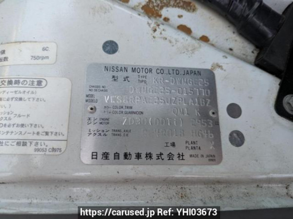 Used 2005 AT nissan caravan-bus DWMGE25 Image[8]