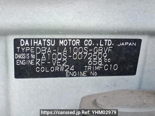Used 2011 AT daihatsu move LA100S Image[10]
