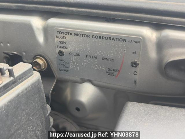 Used 2003 AT toyota hilux-surf RZN215W Image[6]