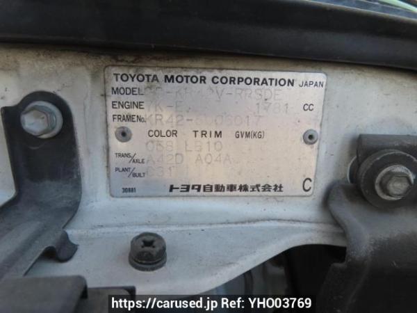 Used 2002 AT toyota liteace-van KR42V Image[12]