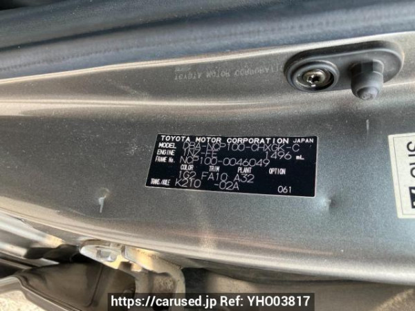 Used 2006 AT toyota ractis NCP100 Image[8]