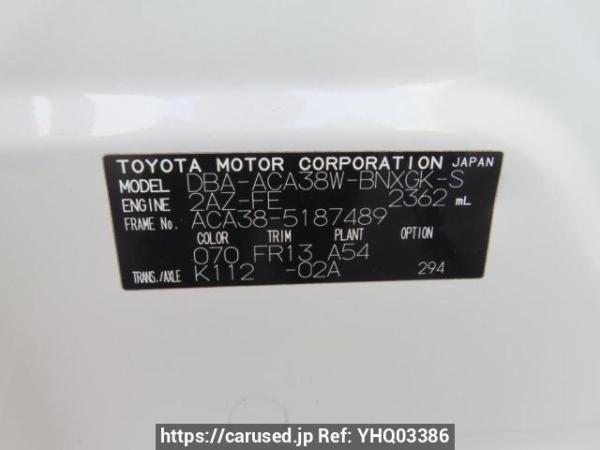 Used 2011 AT toyota vanguard ACA38W Image[10]
