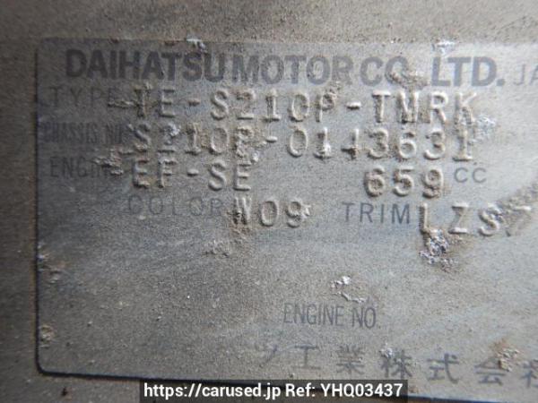 Used 2002 MT daihatsu hijet-truck S210P Image[12]