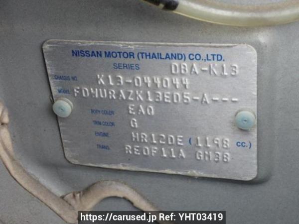 Used 2013 AT nissan march K13 Image[10]