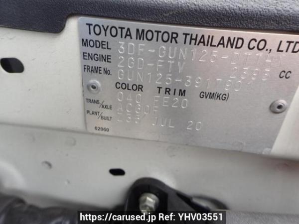 Used 2020 AT toyota hilux GUN125 Image[10]