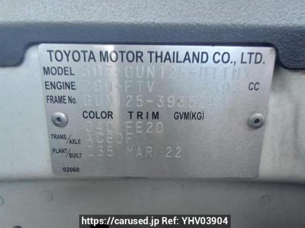 Used 2022 AT toyota hilux GUN125 Image[10]