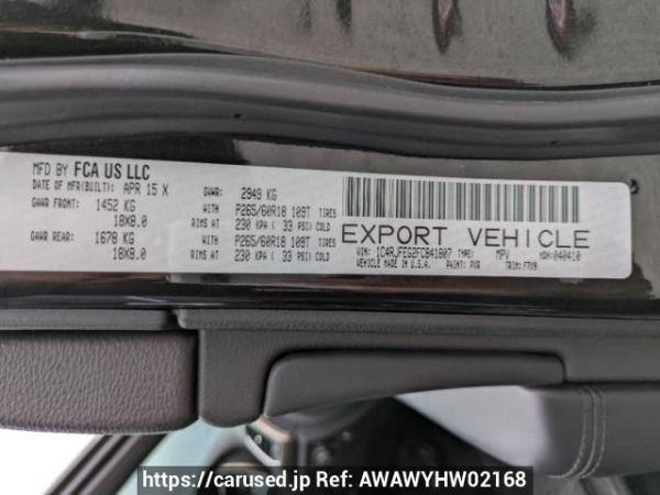 Used 2015 AT jeep grand-cherokee WK36T Image[8]