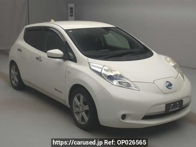Buy Used 2016 Nissan Leaf AZE0 (OP026565) - Carused.jp
