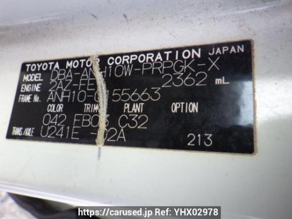 Used 2006 AT toyota alphard ANH10W Image[10]